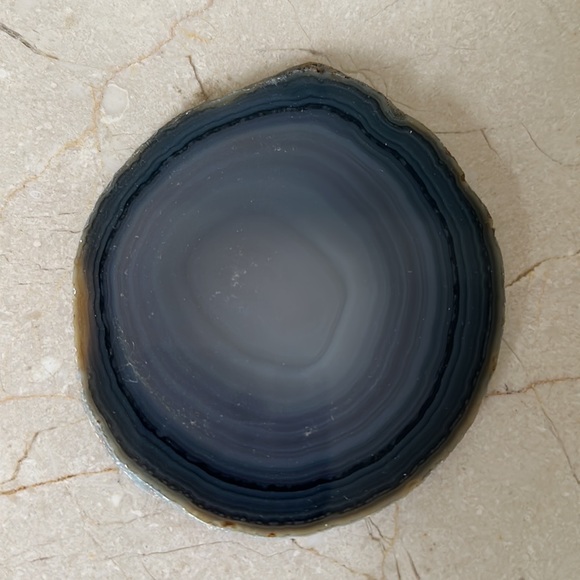 6 Polished Agate Rounds for Decor, Display - Picture 4 of 12